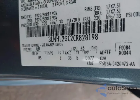 2012 Lincoln Mkz из США, поврежденный, VIN 3LNHL2GC2CR828198